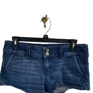 American Eagle stretch ladies‎ med wash shorts size 4